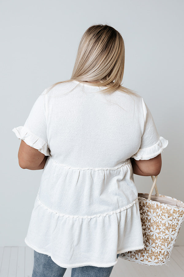 Affectionate Afternoon Babydoll Top Curves Image - 5