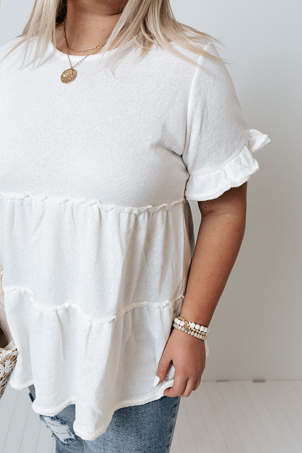 Affectionate Afternoon Babydoll Top Curves Image - 3