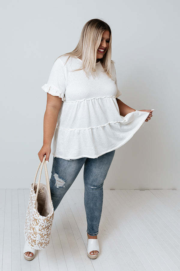 Affectionate Afternoon Babydoll Top Curves Image - 2