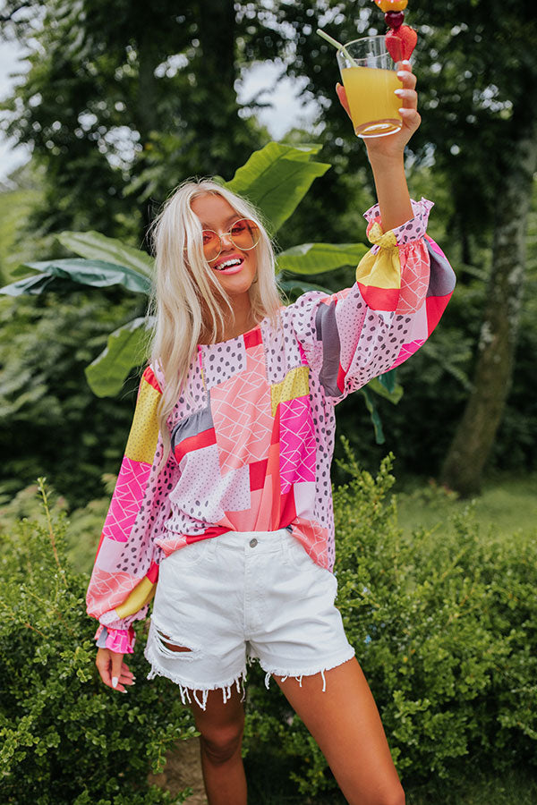 Uptown Charm Shift top Image - 1