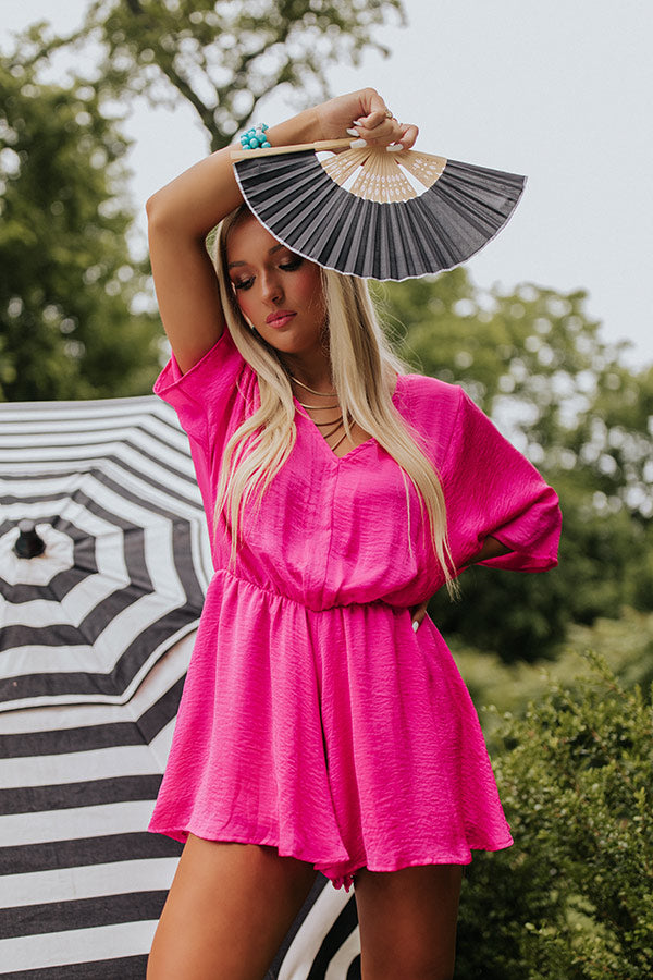 Regal Night Satin Romper In Hot Pink • Impressions Online Boutique Regal Night Satin Romper In Hot Pink • Impressions Online Boutique