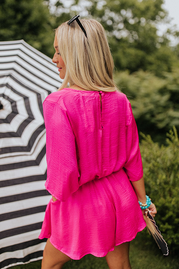 Regal Night Satin Romper In Hot Pink • Impressions Online Boutique Regal Night Satin Romper In Hot Pink • Impressions Online Boutique