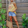 KanCan The Yaya High Waist Shorts In Light Wash Image - 1