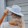 Beloved Beauty Felt Fedora In Sky Blue Image - 1