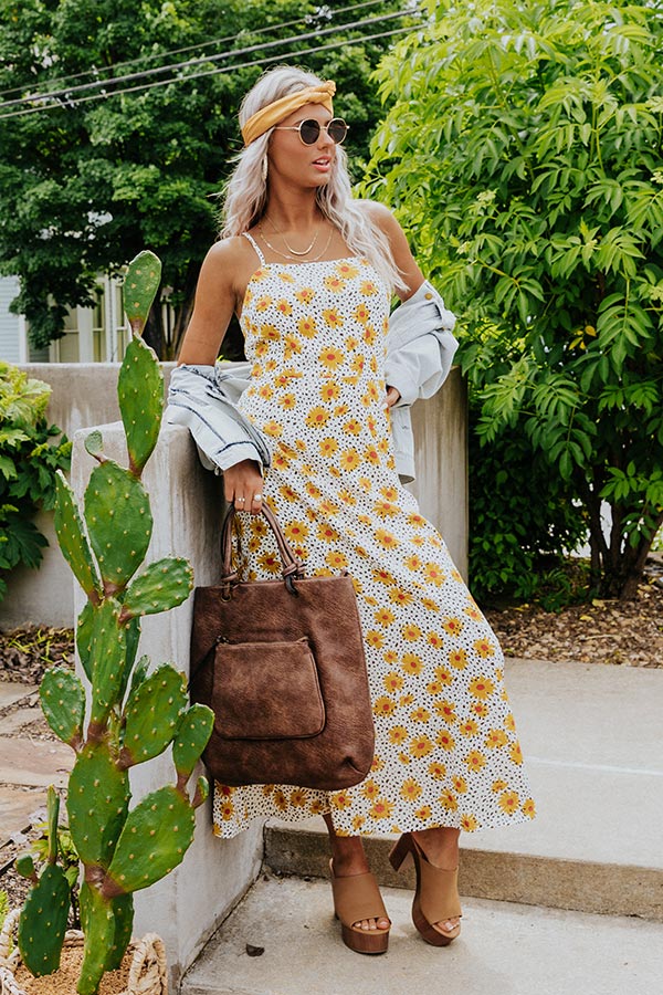 Baja Holiday Floral Maxi Image - 1