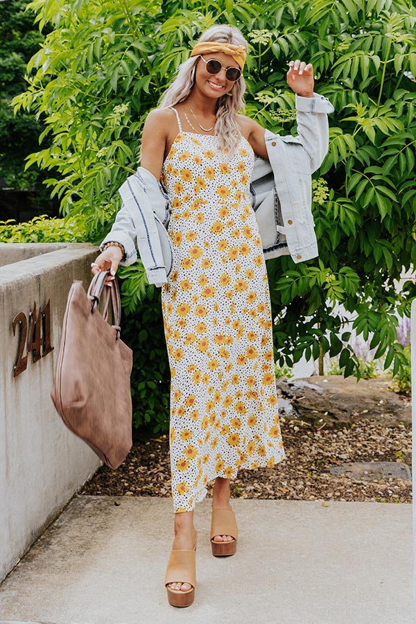 Baja Holiday Floral Maxi Image - 2