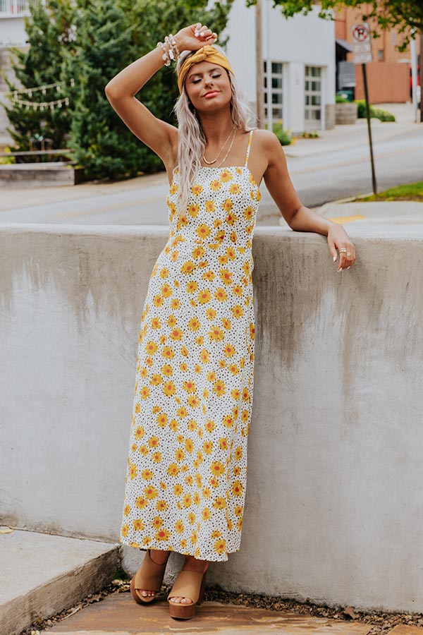 Baja Holiday Floral Maxi Image - 3