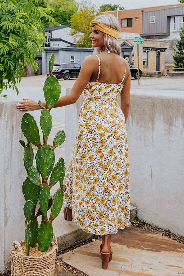 Baja Holiday Floral Maxi Image - 4