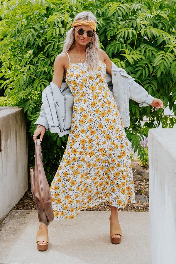 Baja Holiday Floral Maxi Image - 5