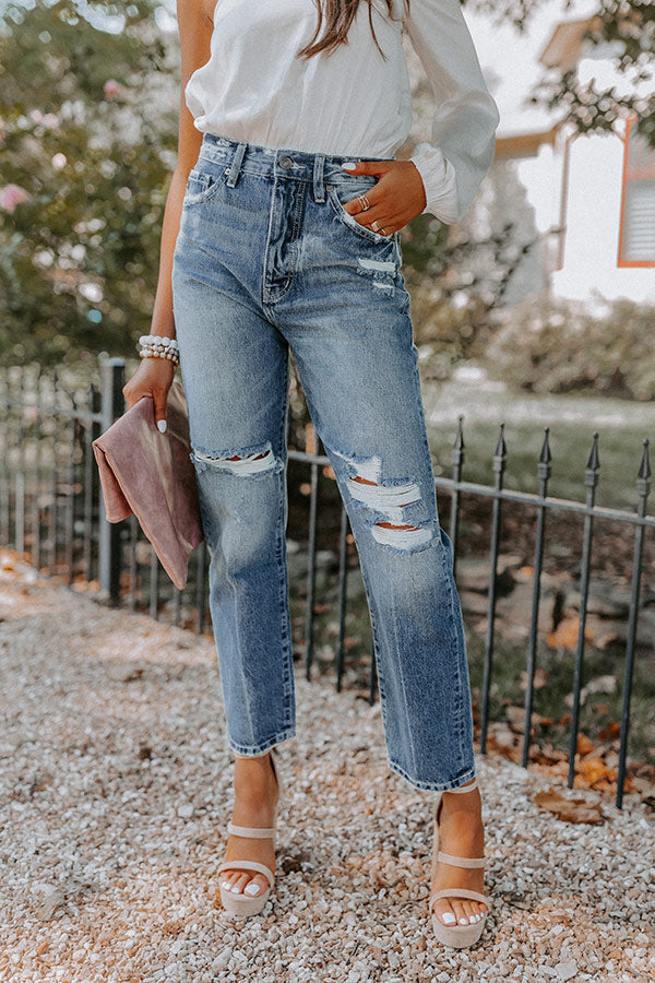 KanCan The Harris High Waist Distressed Relaxed Jean Image - 1