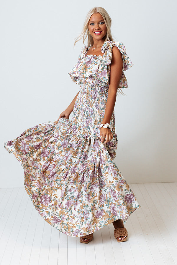 Home Sweet Hawaii Smocked Maxi Image - 1