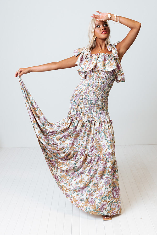 Home Sweet Hawaii Smocked Maxi Image - 3