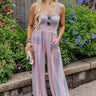 Break The Rules Jumpsuit in Vineyard Grape Image - 1