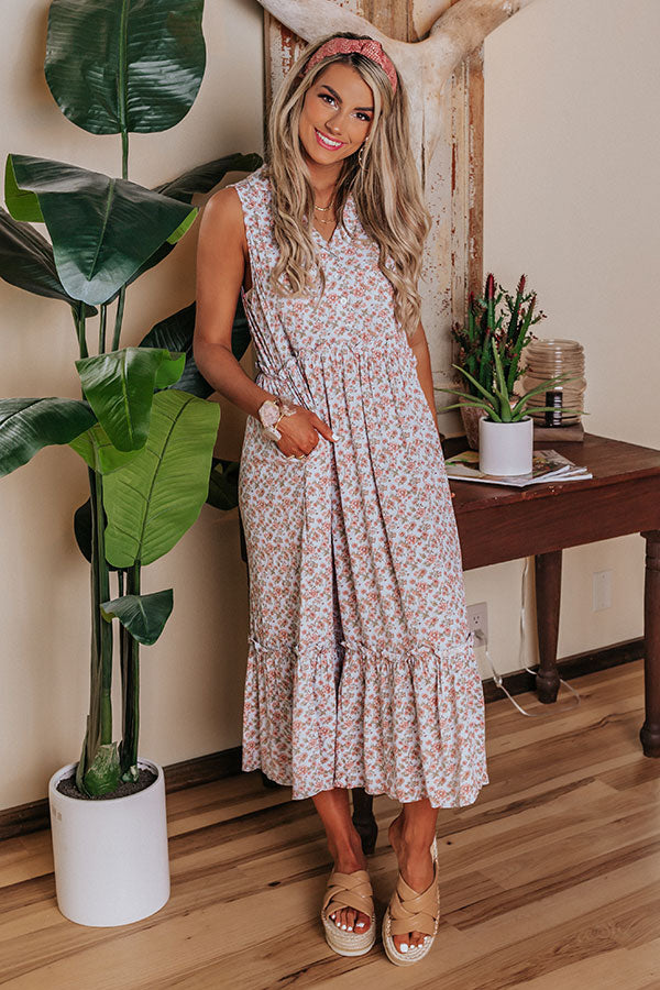 Picked First Floral Midi Image - 2