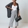 Major Milestone Knit Cardigan In Charcoal Image - 1