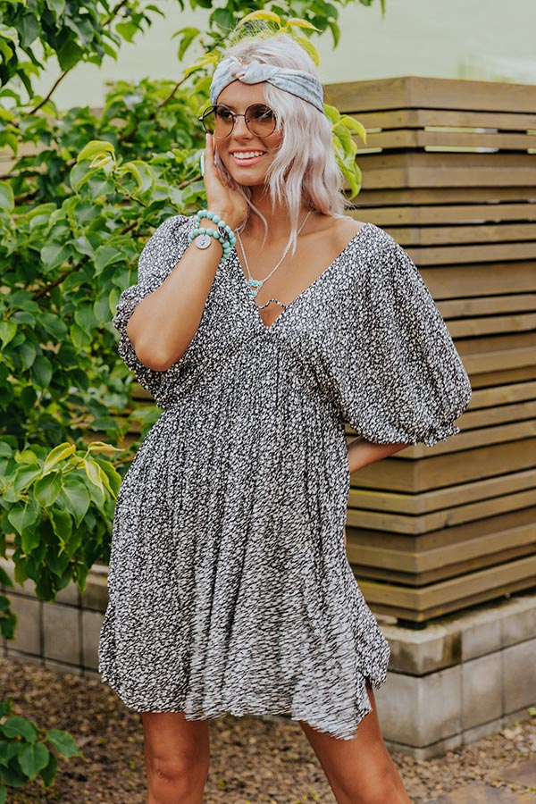 Follow Your Lead Dress In Black Image - 3