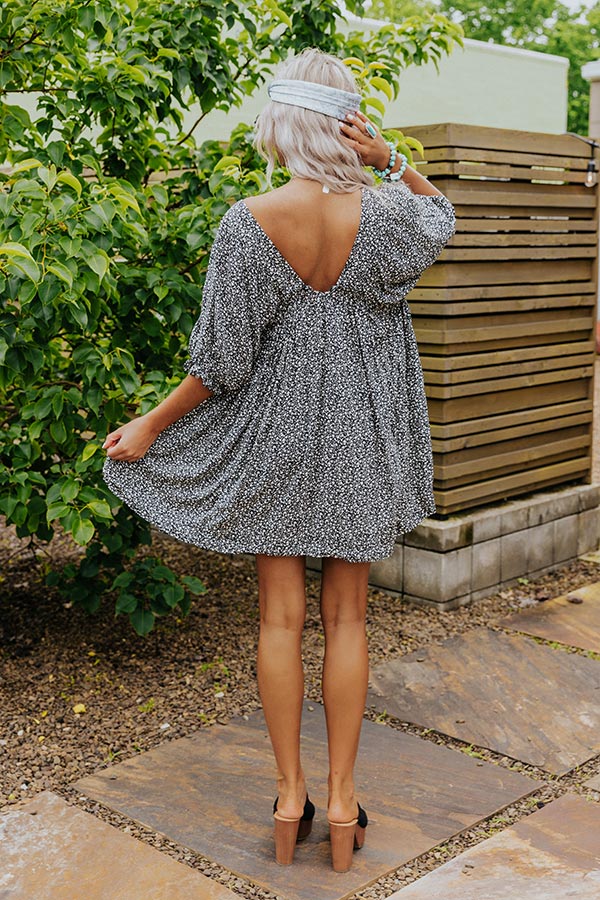 Follow Your Lead Dress In Black Image - 4