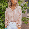 Inside Scoop Shift Top In Peach Image - 1