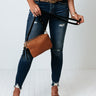 Remember Me Fondly Faux Leather Crossbody In Brown Image - 1