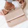Make Amends Clutch In Baby Pink Image - 1