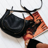 Adventure In The Air Faux Leather Crossbody In Black Image - 1