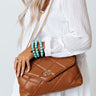 Sweet Notion Quilted Crossbody In Brown Image - 1