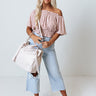 Dreams Of Soho Crop Top In Blush Image - 1