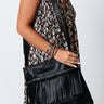 Style Mentor Faux Leather Crossbody In Black Image - 1