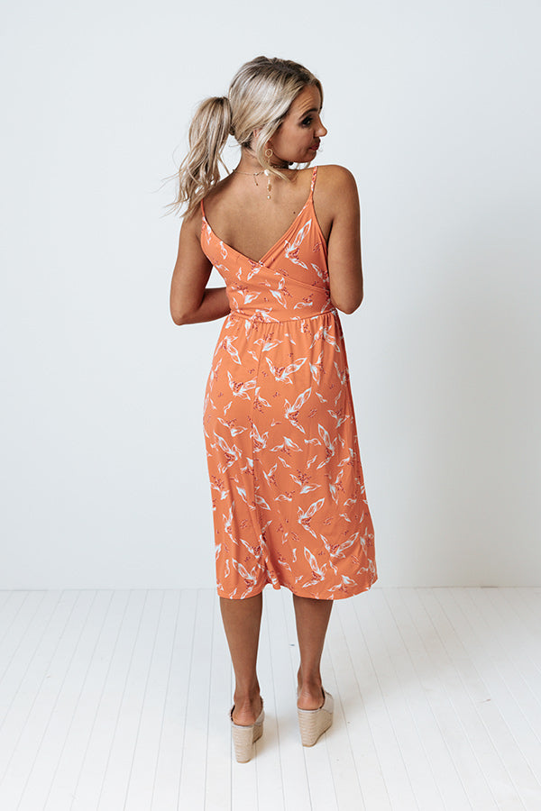 Waves And Wishes Midi Dress Image - 5