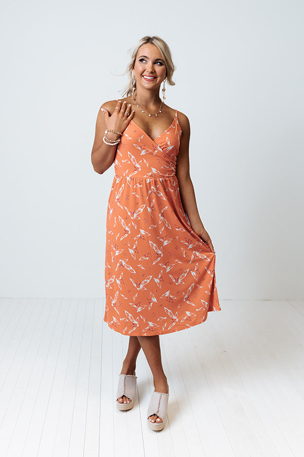 Waves And Wishes Midi Dress Image - 2