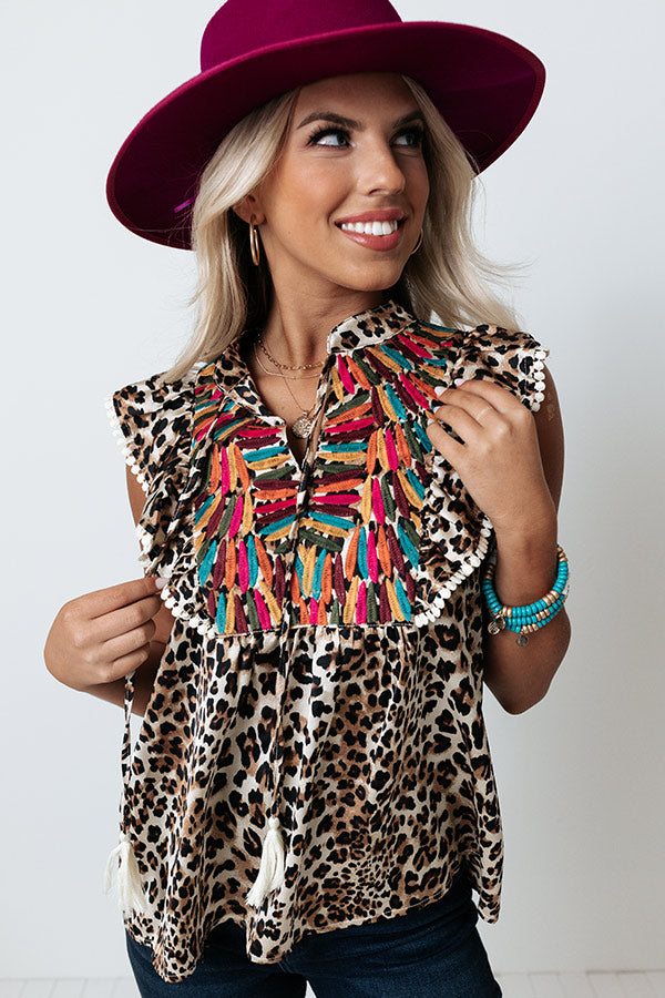 Legacy Luxe Embroidered Top Image - 2