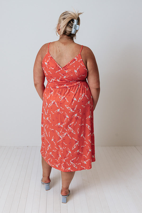 Waves And Wishes Midi Dress Curves Image - 3