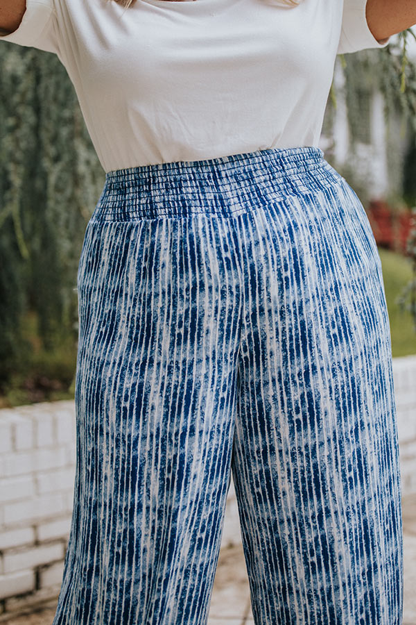Malibu Cruise Stripe Pants In Blue Curves Image - 4