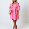 Certified Chic Babydoll Dress In Pink Image - 1
