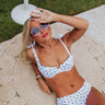 Siren Bikini Bottoms in Polka Dot Image - 1
