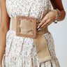 Wishful Weekend Woven Belt In Tan Image - 1