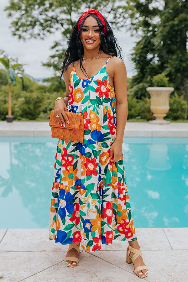 Tropical Mixer Midi in Blue Image - 2