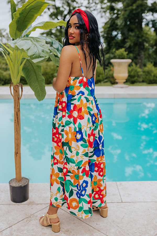 Tropical Mixer Midi in Blue Image - 5