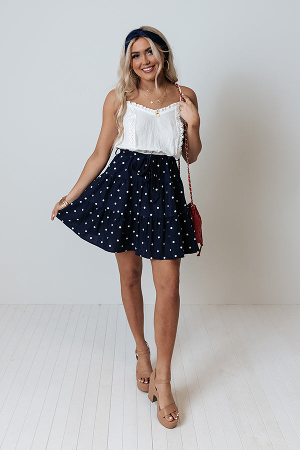 Simply Radiant Dress In Navy