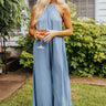 Casa On The Coast Jumpsuit In Airy Blue Image - 1