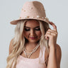 Epic Expectation Raffia Hat In Pink Image - 1