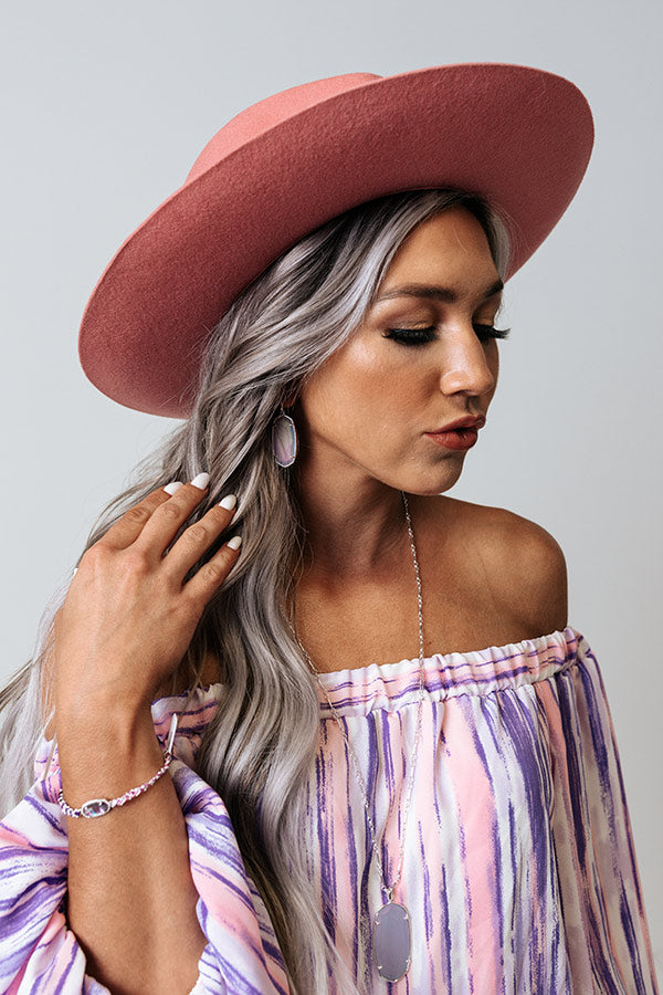 Kendra Scott Faceted Elle Drop Earrings in Matte Iridescent Lilac Glass Image - 1