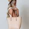 Mystical Charm Woven Tote In Ivory Image - 1