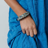 Kendra Scott Masie Gold Corded Friendship Bracelet In Mint Mix Paracord Image - 1