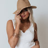 Pretty Scenery Raffia Hat In Tan Image - 1