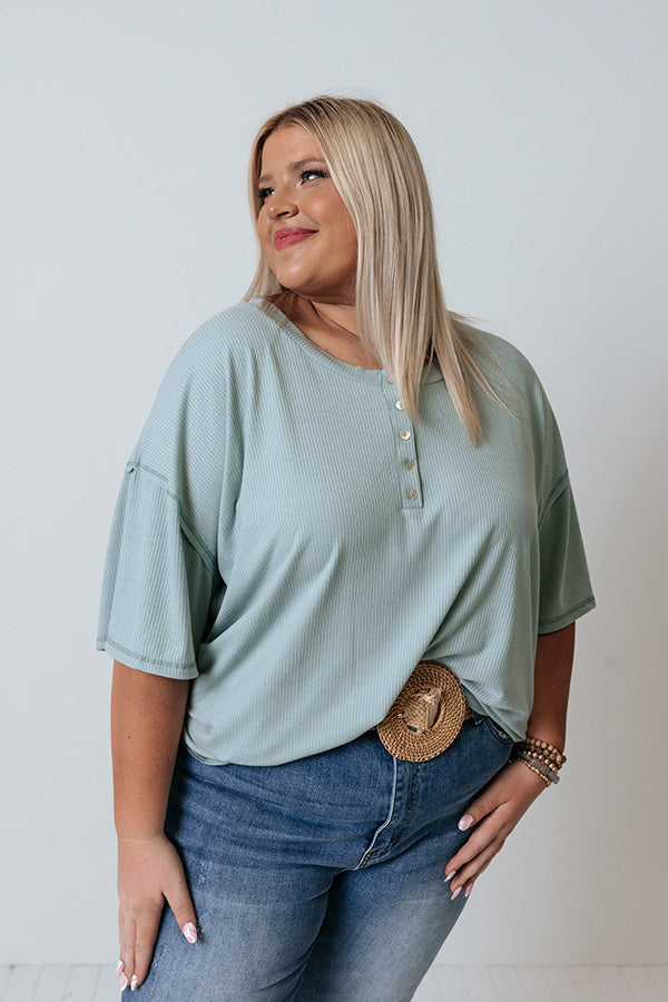 Imagine The Best Shift Top In Island Paradise   Curves Image - 1