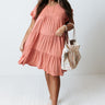 Ready To Party Babydoll Dress In Blooming Dahlia Curves Image - 1