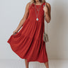 Mindfulness Midi Dress In Rust Image - 1