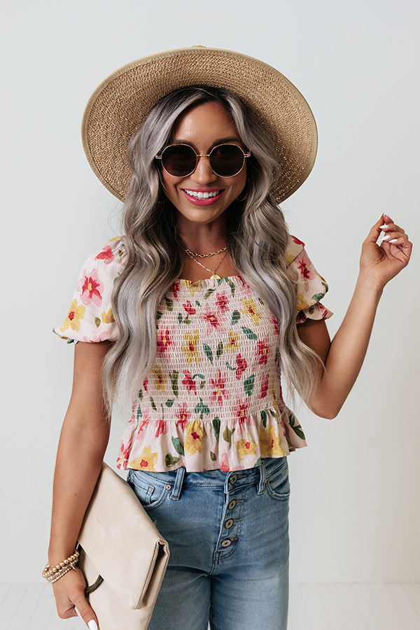 Bohemian Dreams Smocked Top Image - 1