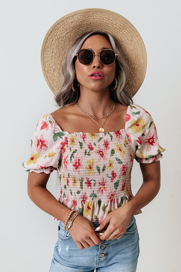 Bohemian Dreams Smocked Top Image - 3